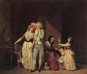 Louis-Leopold Boilly Ce qui allume l'amour l'eteint ou le philosophe Spain oil painting artist
